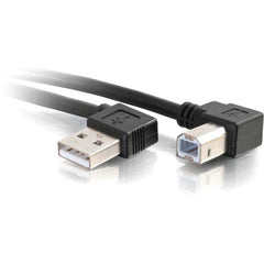 C2G 28109 สายเคเบิล USB A ถึง USB B แบบขวาง 3.3 ฟุต สายเคเบิลสำหรับการโอนข้อมูล