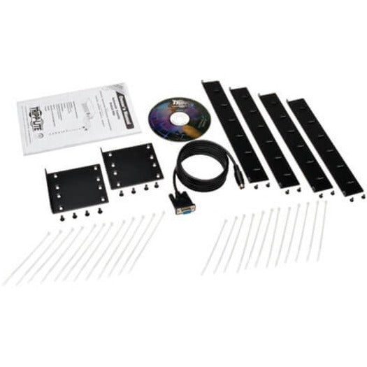 PDU installation kit components including mounting hardware and accessories