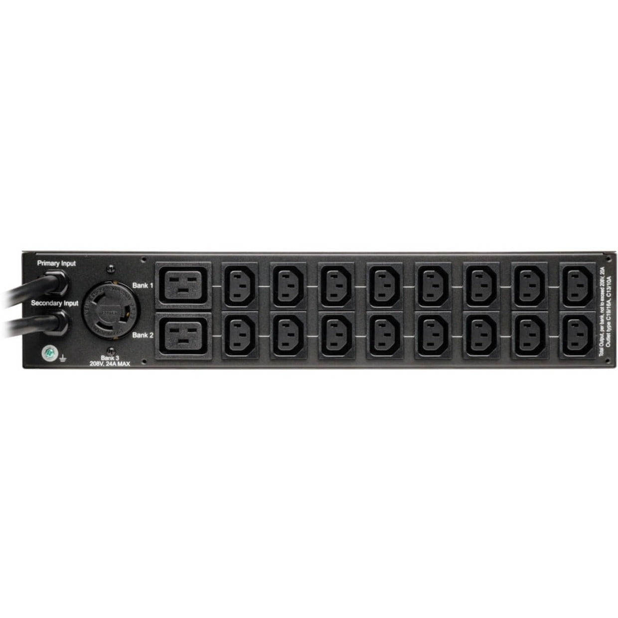 Tripp Lite PDUMH30HVAT PDU Mesuré 19 Prises Montage en Rack 2U