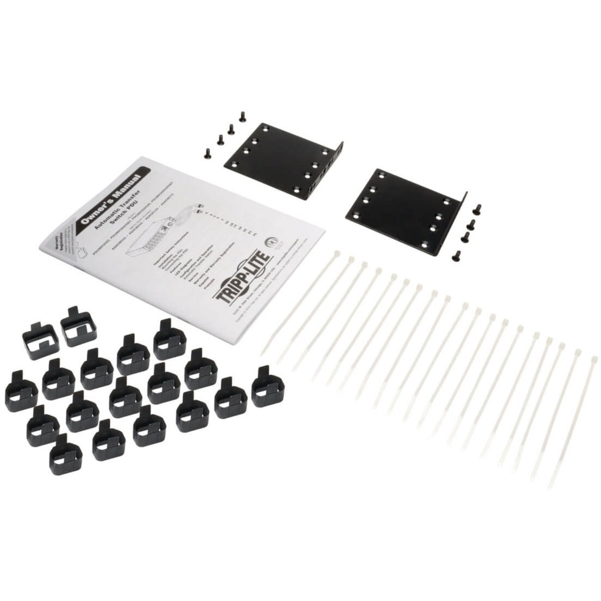 Installation kit components including mounting brackets, cable ties, and documentation-alternate-image10