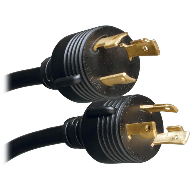 Close-up of dual NEMA L6-30P power input connectors