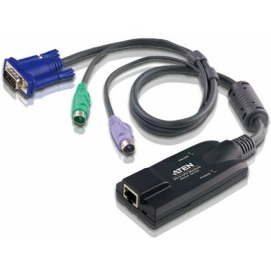 ATEN KA7520 KVM Cable-TAA Compliant, USB, RJ-45 Network, HD-15, Mini-DIN (PS/2) - Male/Female