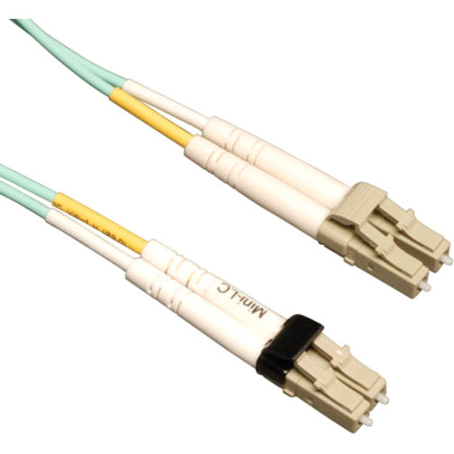 Tripp Lite N836-01M Fiber Optic Duplex Patch Cable, 3.30 ft, Multi-mode, Aqua