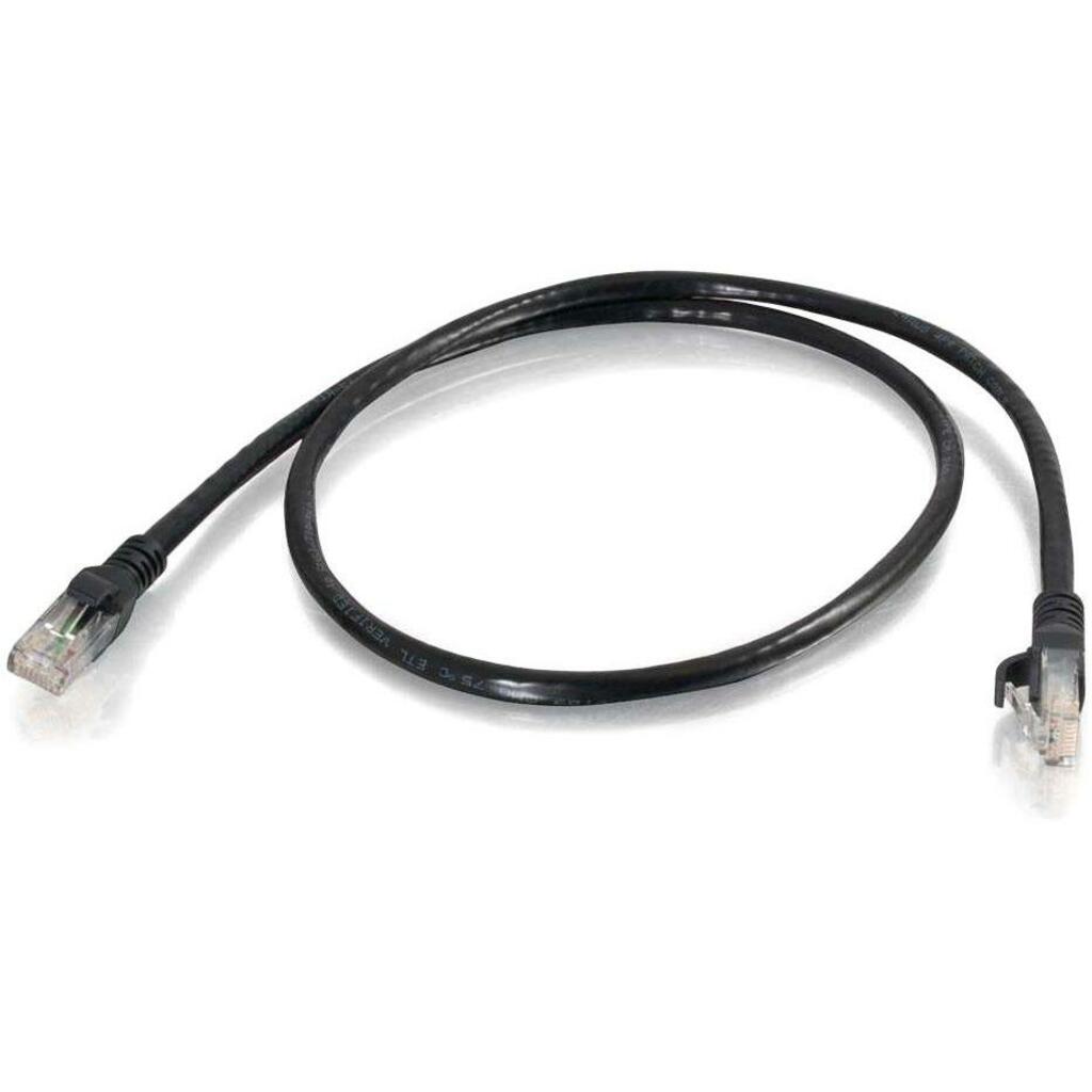 C2G 10298 50 ft Cat6 Snagless UTP Unshielded Network Patch Cable, Black