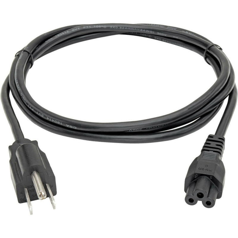 Full length view of Tripp Lite P013-006 6-foot power cord showing cable flexibility