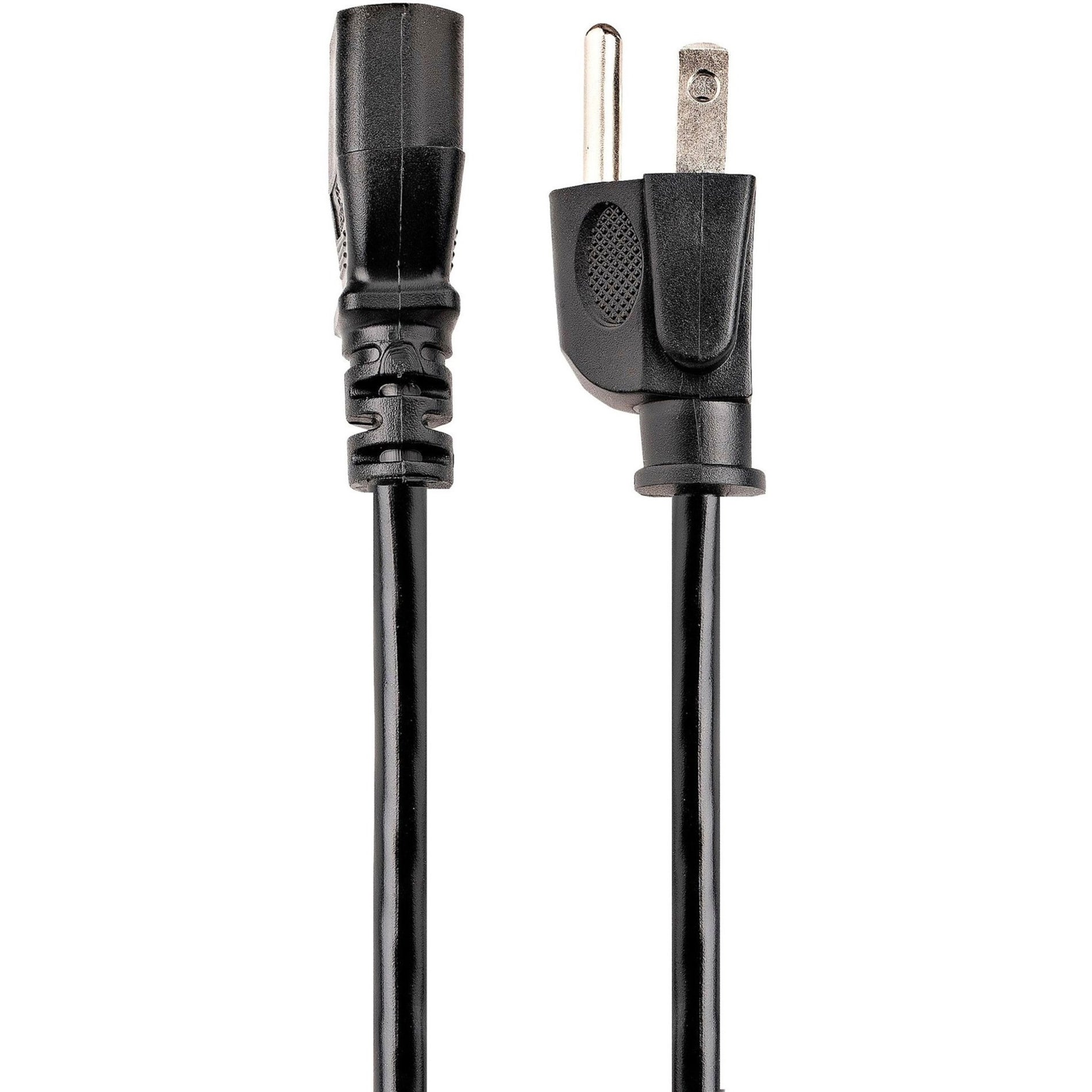 StarTech.com PXT10115 Cable de Alimentación de Computadora Estándar de 15 pies - NEMA5-15P a C13 Garantía de por Vida 10A 125V CA