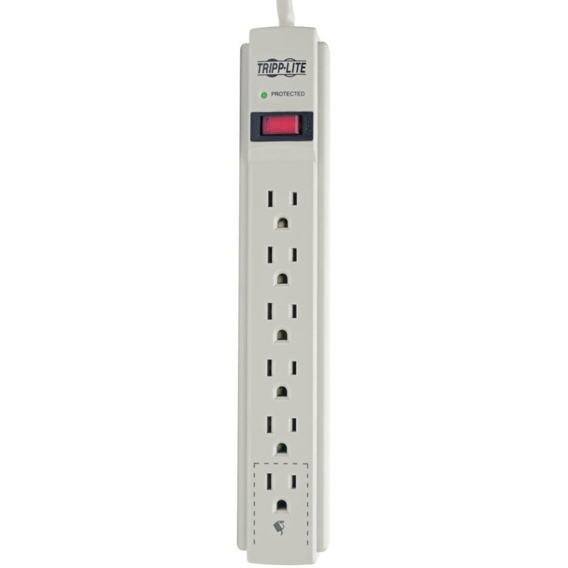 Full-length view of Tripp Lite TLP615 6-outlet surge protector