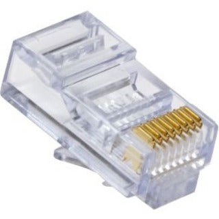 Platinum Tools 202015J EZ-RJ45 Network Connector, Strain Relief, RJ-45 Network Male