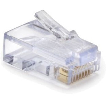 Platinum Tools 202015J EZ-RJ45 Network Connector, Strain Relief, RJ-45 Network Male