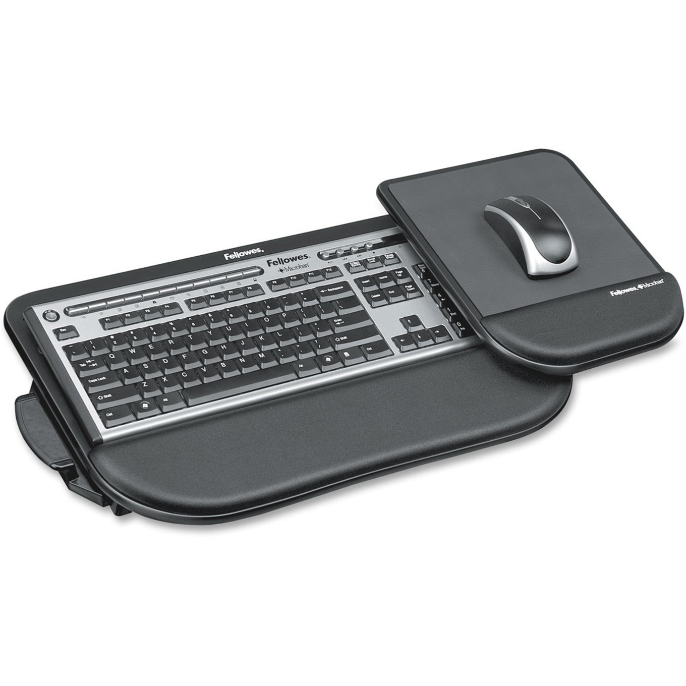 Fellowes 8060201 Tilt 'n Slide Pro Keyboard Manager Comfort Glide System Easy Installation