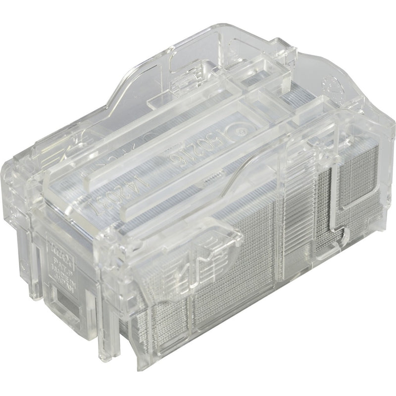 Transparent Ricoh Type T staple cartridge showing internal staple arrangement with clear housing design