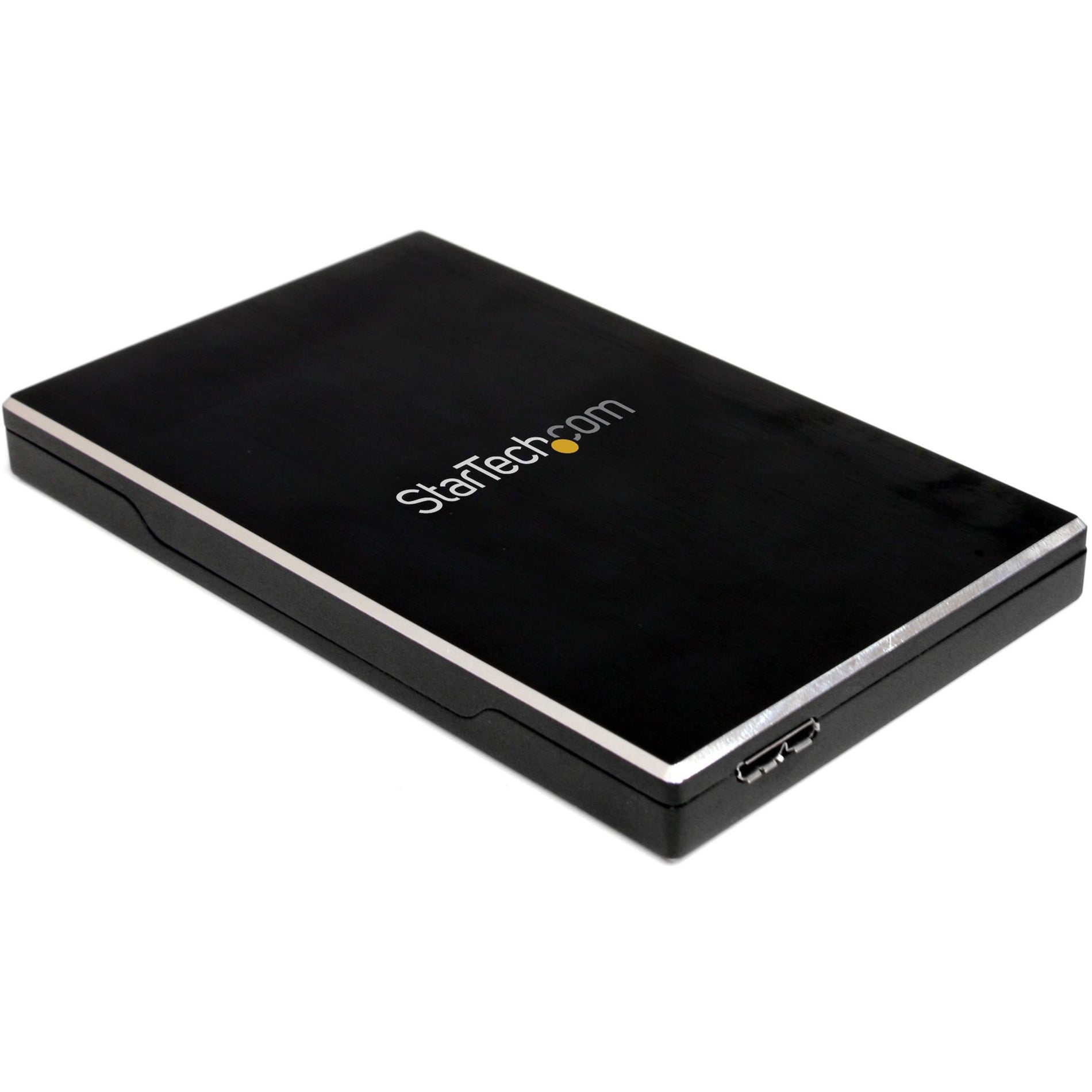 StarTech.com SAT2510BU32 2.5in USB 3.0 SSD SATA Hard Drive Enclosure, Fast Data Transfer and Easy External Storage