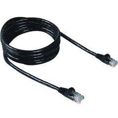 Belkin Cat.6 Network Cable, 20ft Snagless UTP Patch, Gold Plated RJ-45 M/M Connectors, Copper Conductor, Enhanced Data Transmission, Black - A3L980-20-BLK (Lifetime Warranty)