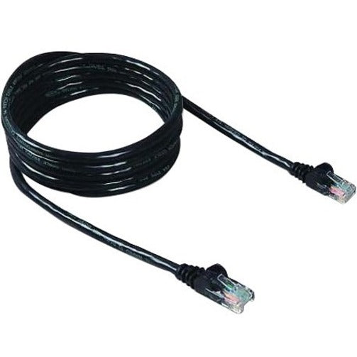 20-foot black Belkin Cat.6 network cable with snagless boots and gold-plated RJ-45 connectors