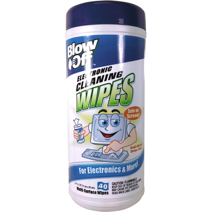 Max Professional WPE-002-091 Electronic Cleaning Wipes, Non-abrasive, Oil-free, Wax-free, Streak-free, 40 Pack