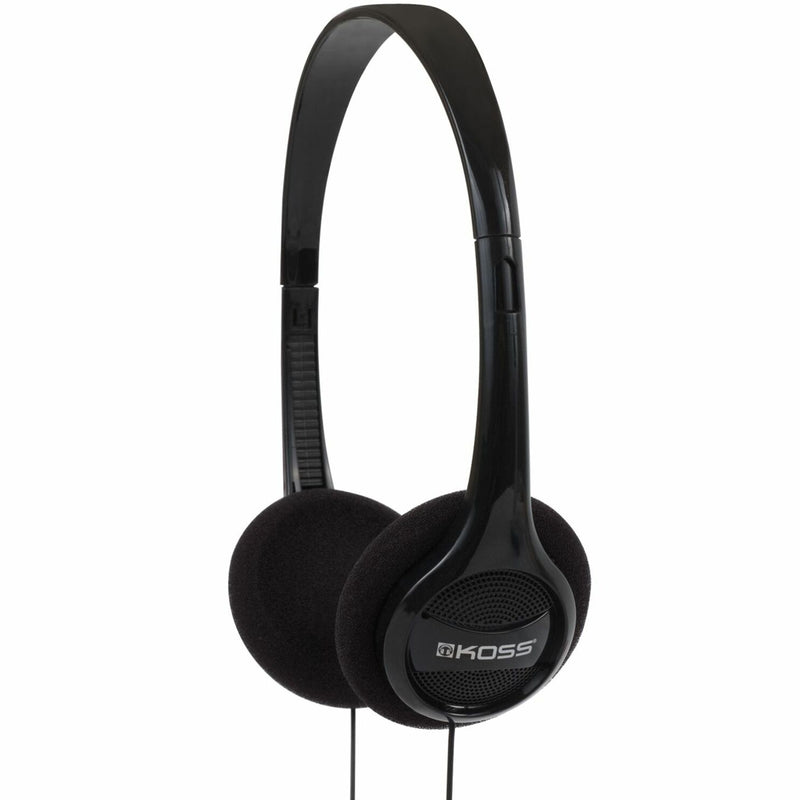 Koss KPH7 black over-ear headphones with foam cushions and adjustable headband