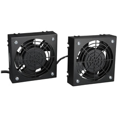 Tripp Lite SRFANWM Internal Cooling Fan Kit for Cabinet, 2 Fans, 1570.9 gal/min Airflow, RoHS Compliant, NEMA 5-15P, 120V AC - SRFANWM (2 Year Warranty)