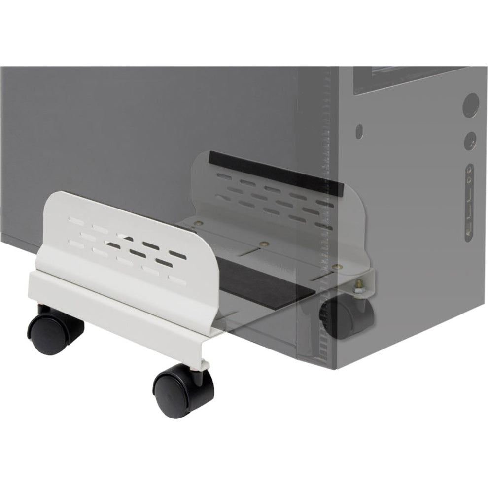 SYBA SY-ACC65056 Steel PC Stand for ATX Case with Adj. Width with Caster wheels, Heavy Duty, 200 lb Load Capacity