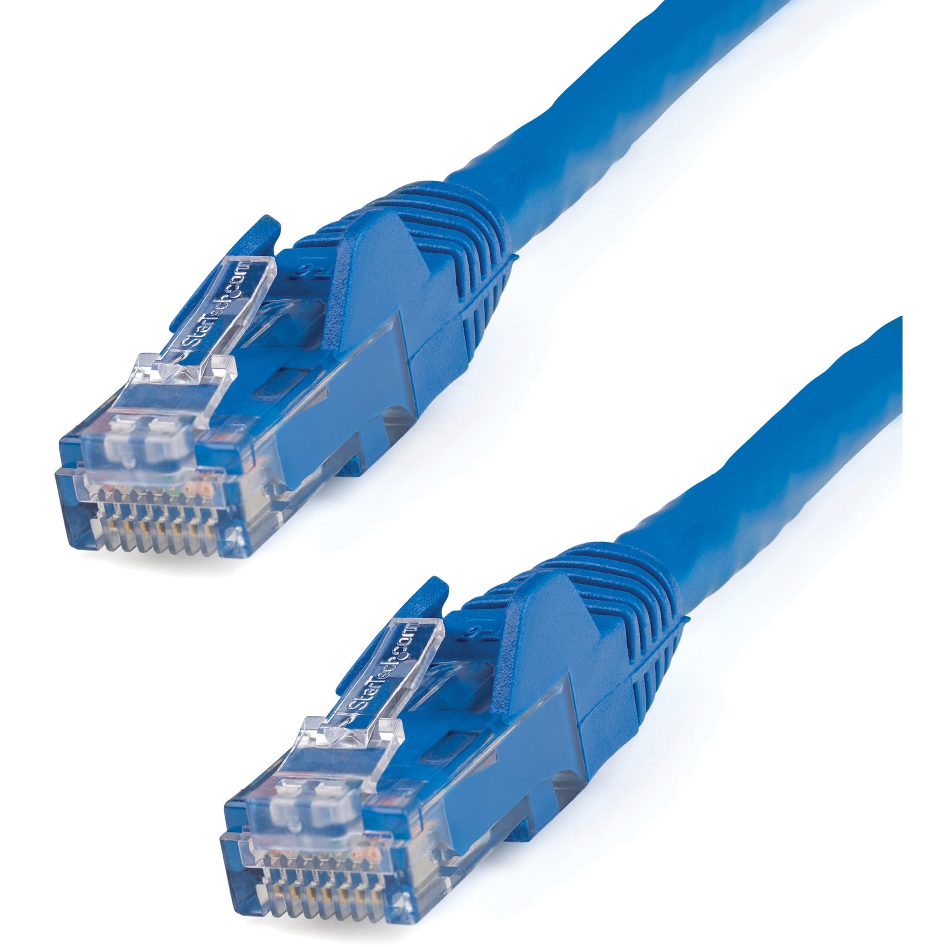 StarTech.com N6PATCH1BL Cat6 Patch Cable, 1 ft, 10 Gbit/s Data Transfer Rate, Blue