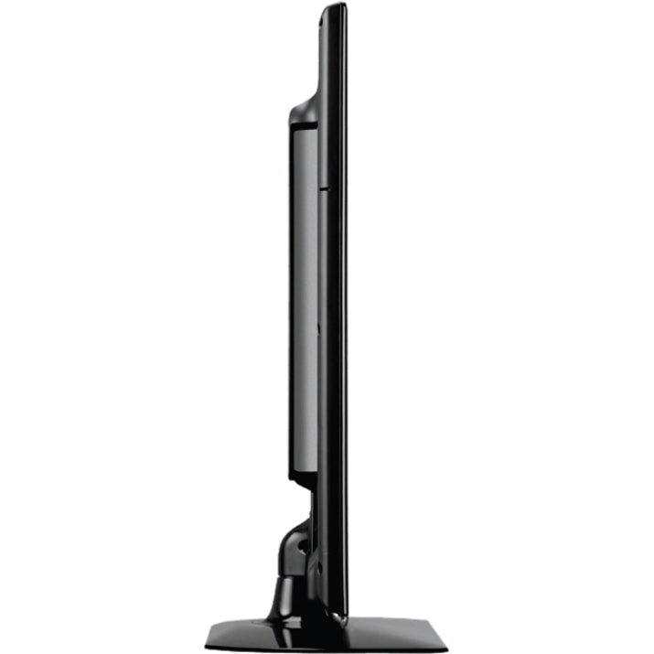 Side profile view of the Supersonic SC-2411 LED TV showing its ultra-slim design