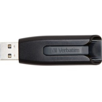 Microban 49173 Store 'n' Go V3 USB Drive 32GB Gray マイクロバン 49173 ストア 'n' ゴー V3 USB ドライブ、32GB、グレー