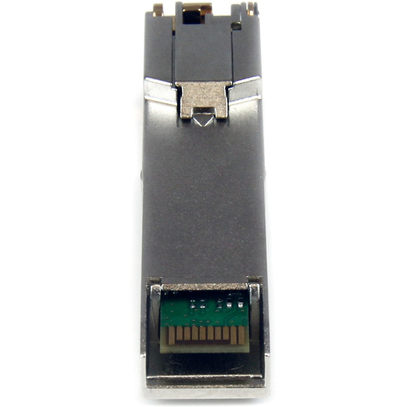 Internal view of StarTech.com SFPC1110 SFP module showing circuit board