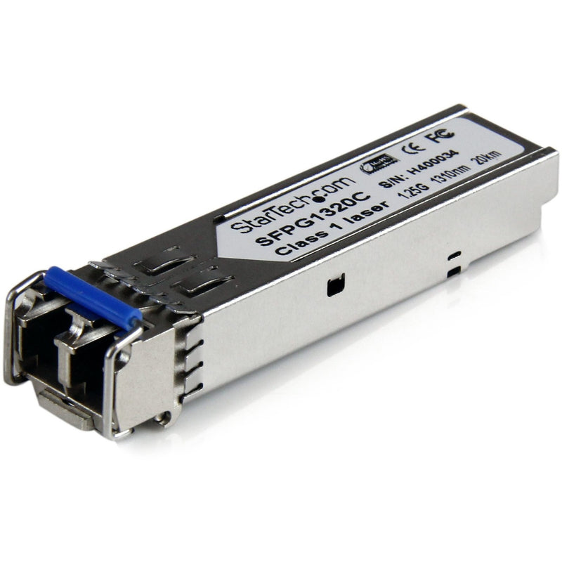 StarTech.com SFPG1320C SFP transceiver module with LC connector interface and metal housing