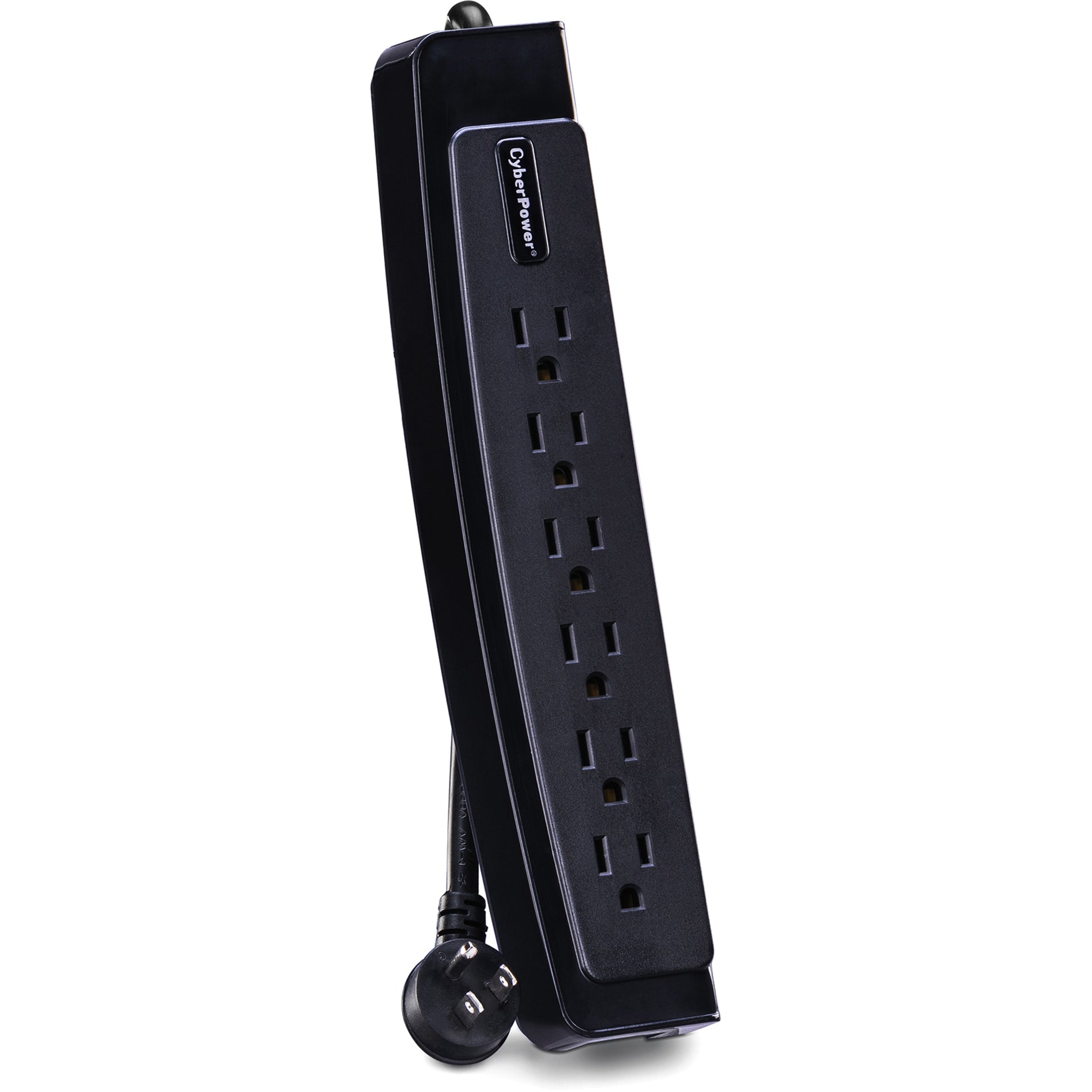 CyberPower CSP606T Professional 6-Outlets Surge Suppressor 6FT Cord and TEL, 1350 J