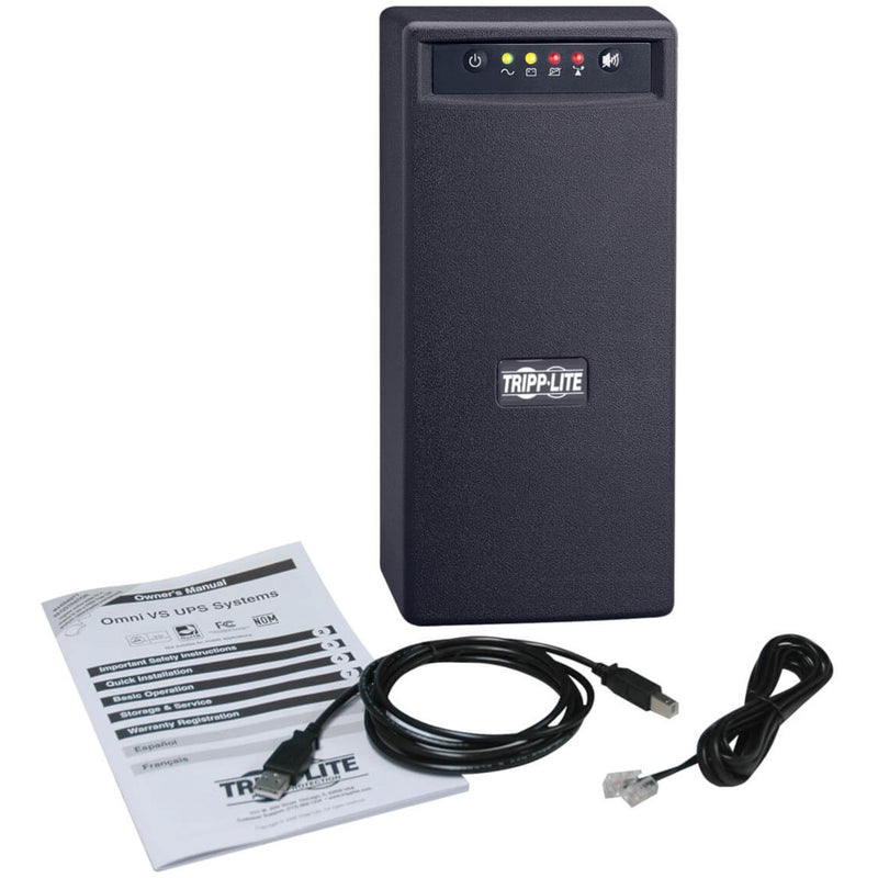 OMNIVS800 UPS system with included accessories and manual