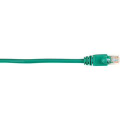 كابل شبكة باتش CAT5EPC-025-GN من بلاك بوكس، CAT.5e UTP، بطول 25 قدم، أخضر