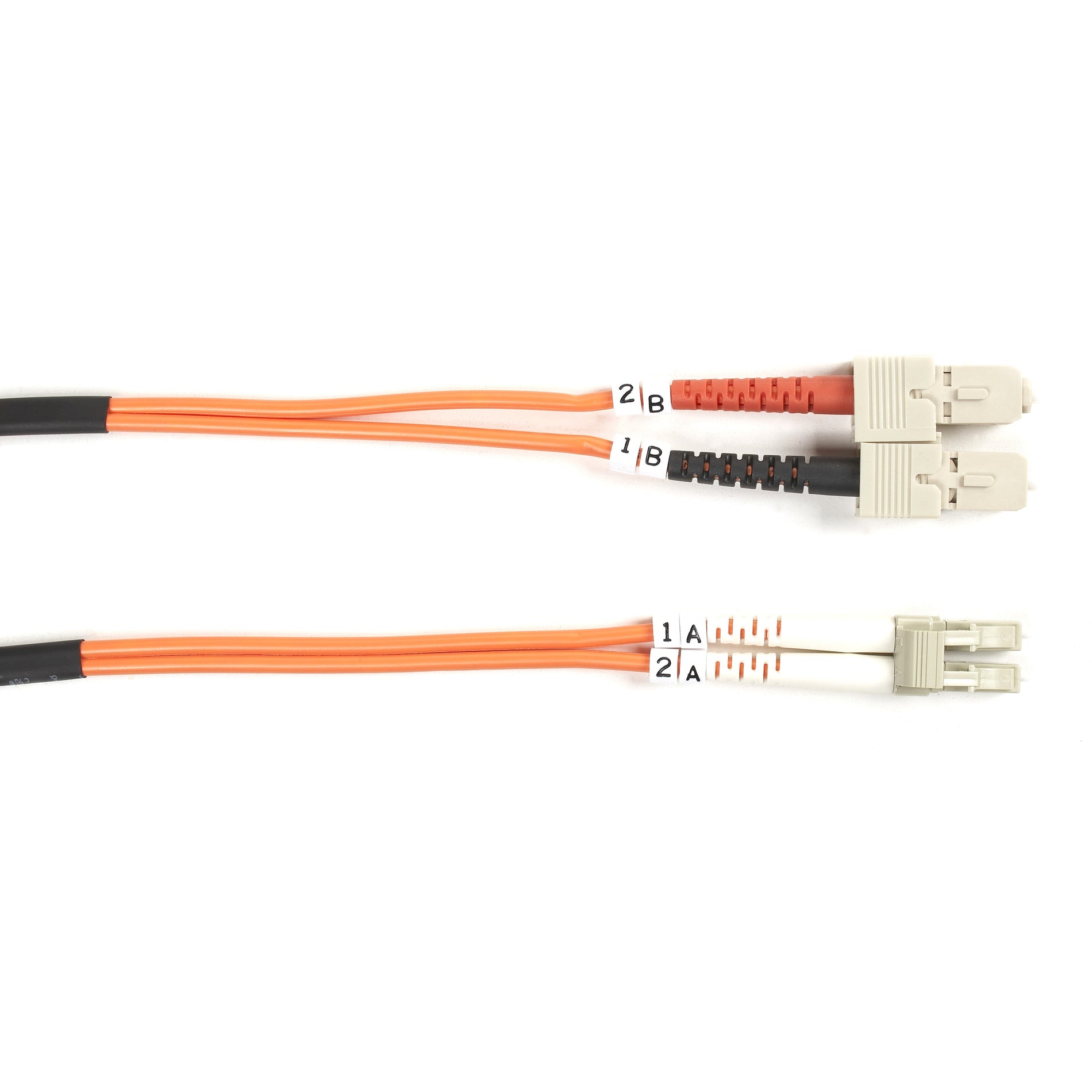 Black Box FO625-003M-SCLC Fiber Optic Duplex Patch Network Cable, 10 Gbit/s, 9.80 ft, Multi-mode