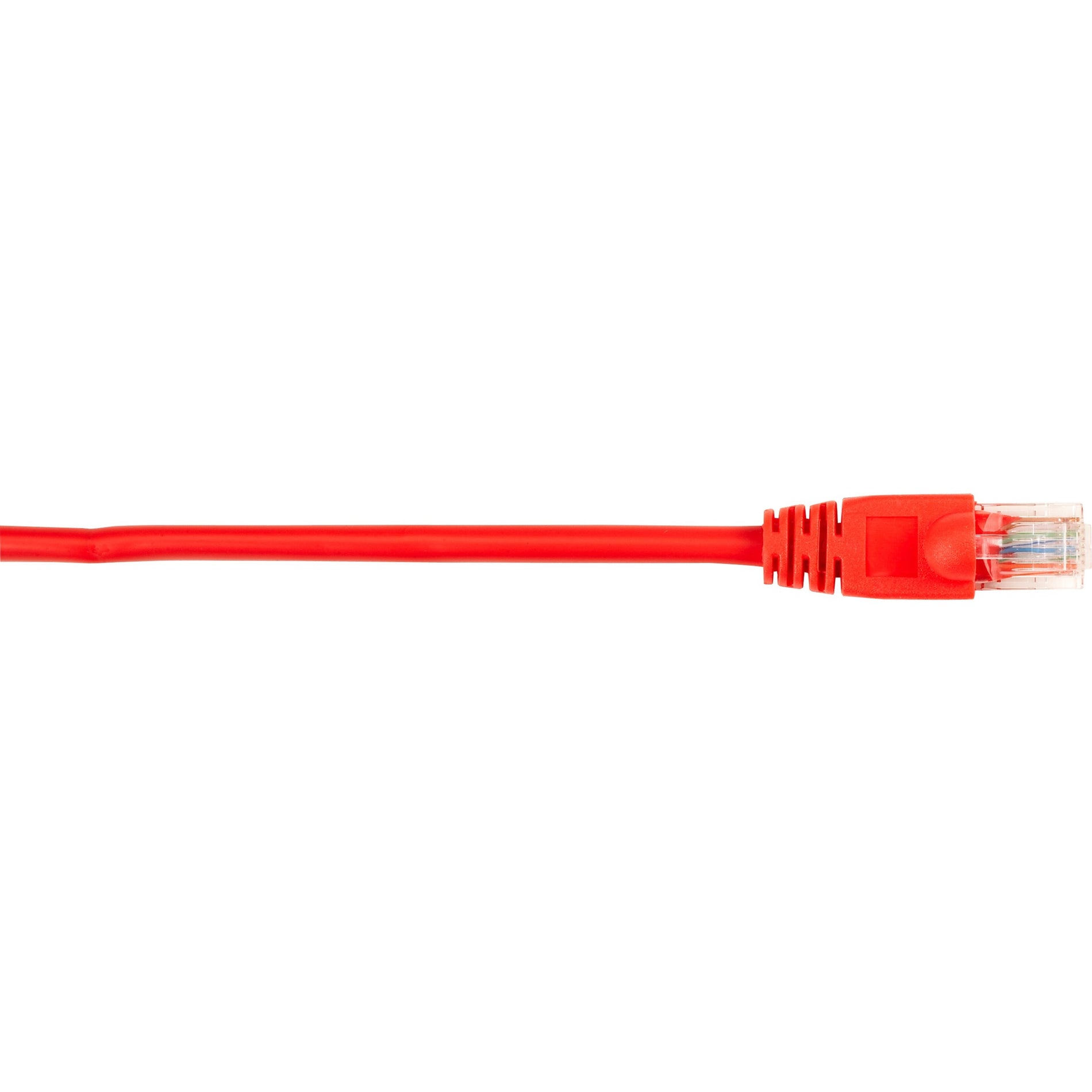 Black Box CAT5EPC-015-RD Connect Cat.5e UTP Patch Network Cable, 15 ft, Red, 2 Year Warranty