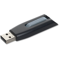 Microban 49174 Simpan 'n' Pergi V3 USB Drive 64GB Hitam/Abu-abu