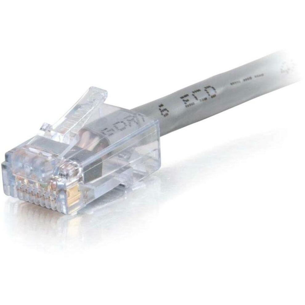 C2G 15273 35ft Cat6 Plenum Patch Cable - Gray, Lifetime Warranty, RoHS Certified