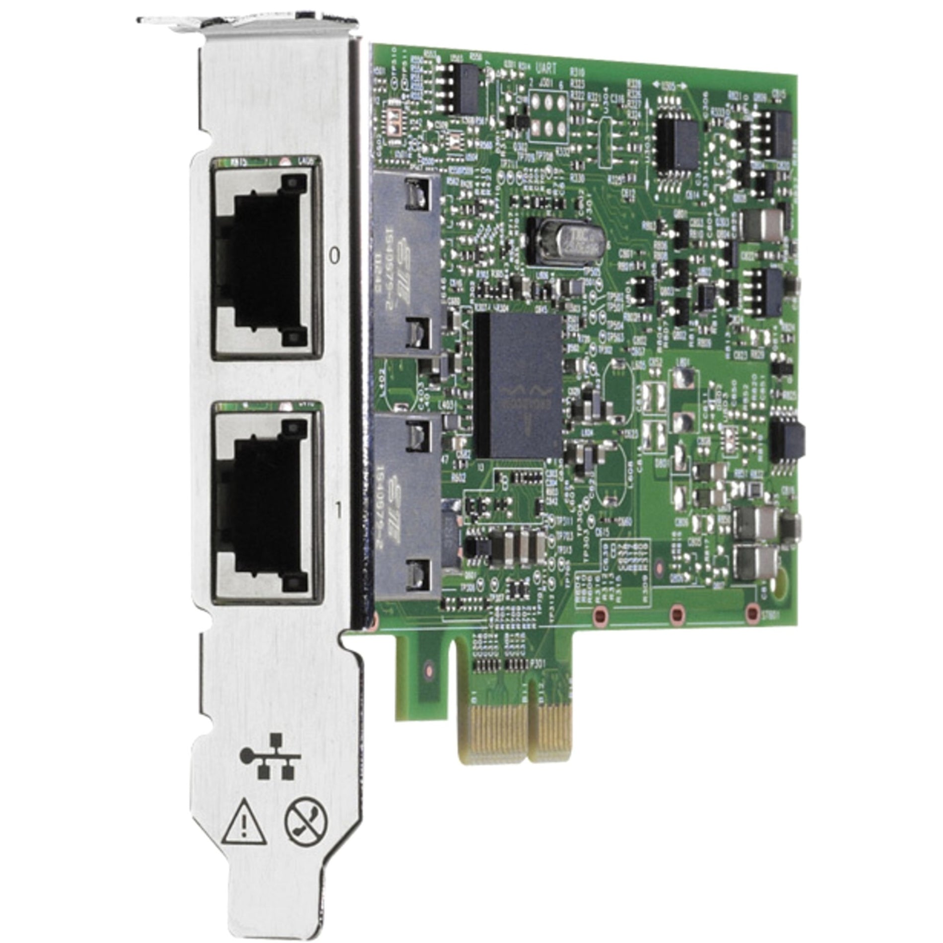 HPE 615732-B21 Ethernet 1Gb 2-port 332T Adapter supporto a basso profilo doppino intrecciato Categoria 5