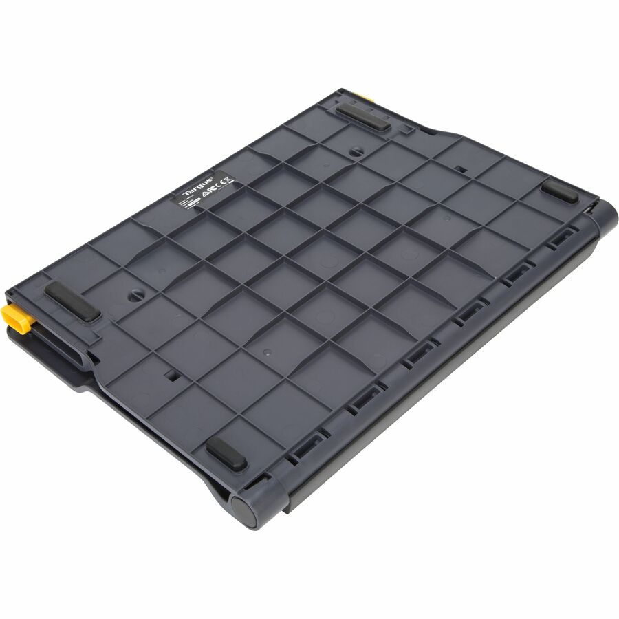 Angled view of Targus Chill Mat+ showing slim profile and grid pattern-alternate-image3