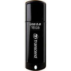 Transcend TS16GJF350 16GB JetFlash 350 USB 2.0 Flash Drive Perlindungan Kata Sandi Hitam