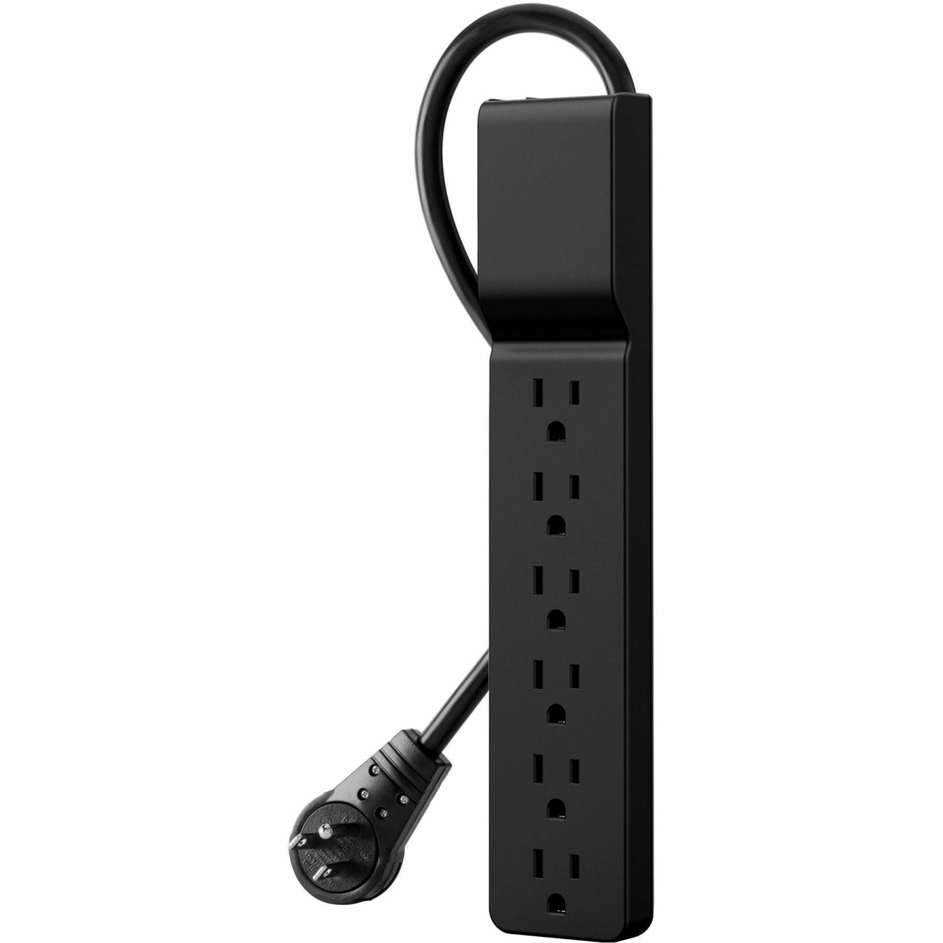 Belkin BSE600-06BLK-WM Protecteur de surtension 6 prises 720 J Garantie à vie de 1 an