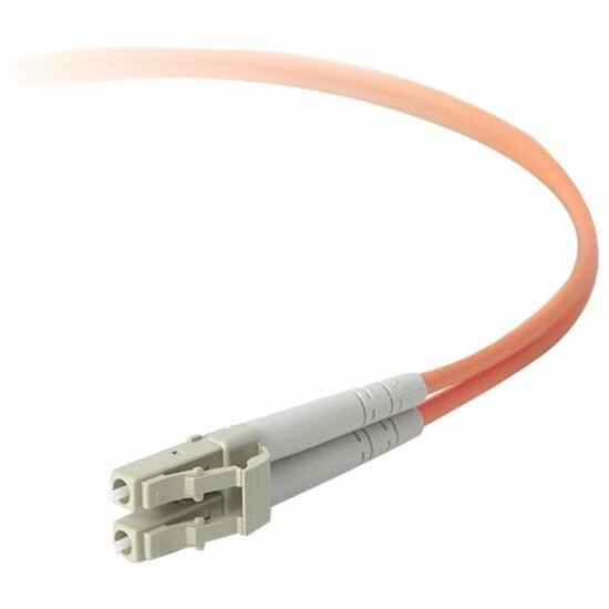 Câble de réseau en fibre optique Belkin F3F004-02M 6.56 pi mode multiple Aqua