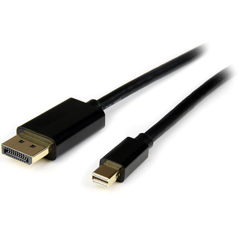 4m Mini DisplayPort till DisplayPort-adapterkabel - M/M förslutande kontakt skaderesistent flexibel dragavlastning frätskydd EMI-skydd stöd för Multi-Stream Transport (MST)