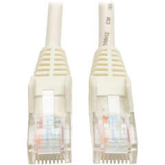 Tripp Lite N001-025-WH 25-ft. Cat5e 350MHz Snagless Molded Cable White - High-Speed Ethernet Connectivity  トリップライト N001-025-WH 25 フィート カテゴリ5e 350MHz スナッグレス成型ケーブル、ホワイト - 高速イーサネット接続  フランドネーム：トリップライト