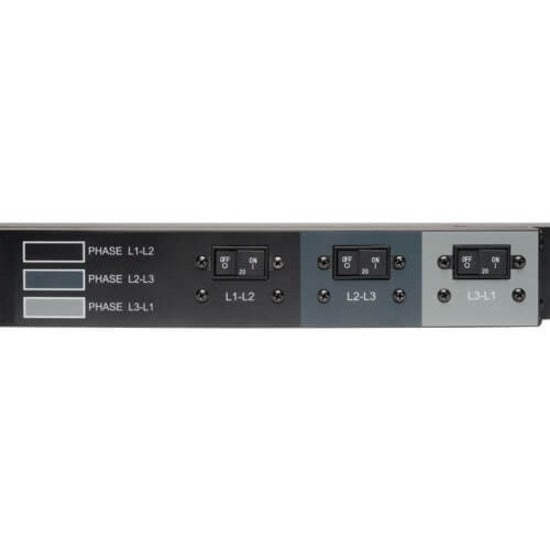 Three-phase power monitoring display panel showing phase status indicators-alternate-image2