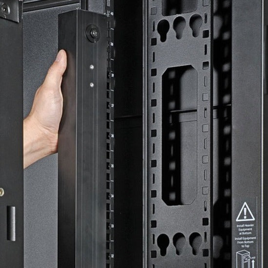 Close-up of PDU rack mounting system with installation features-alternate-image4