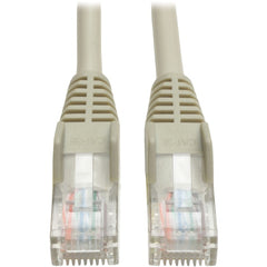 ทริปไลท์ N001-006-GY สายเคat5e 6 ฟุต 350MHz แบบมีสีกันการติดขัด (RJ45 M/M) เทา