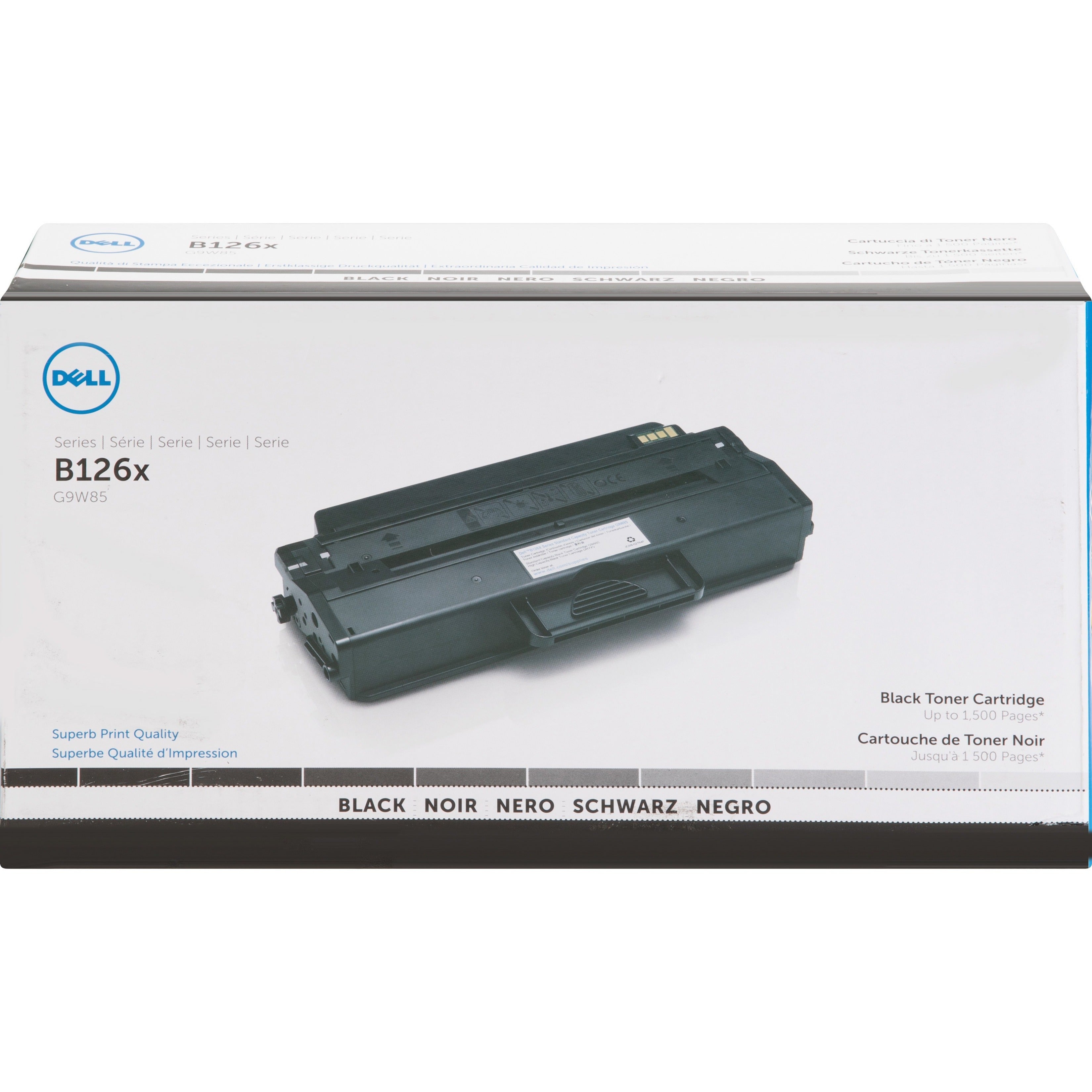 Dell G9W85 B126x Toner Cartridge 1500 Pagina Opbrengst Zwart