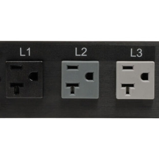 Tripp Lite PDU3MV6L2120 3-เฟส เมตร PDU 5700W 230V AC อินพุต 208V AC/120V AC เอาต์พุต