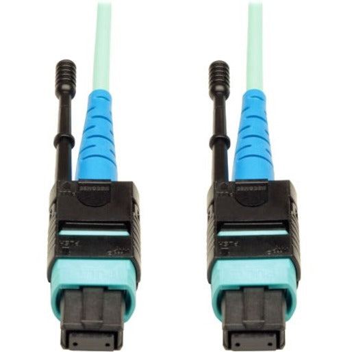 品牌：Tripp Lite Tripp 莱特 N846-05M-24-P 5 米 MTP / MPO 补丁电缆，24 光纤，100GbE 水域 OM3 易燃气体管道