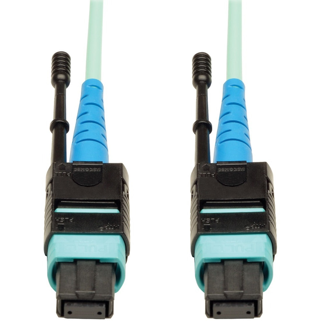 Tripp Lite N846-10M-24-P 10 metros MTP / MPO Cable de conexión 24 Fibras 100GbE Aqua OM3 Plenum