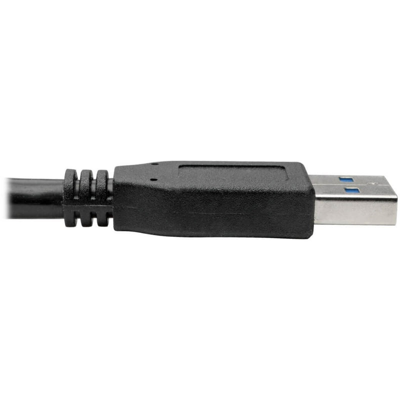 Side profile of Tripp Lite U330-05M USB connector showing compact design