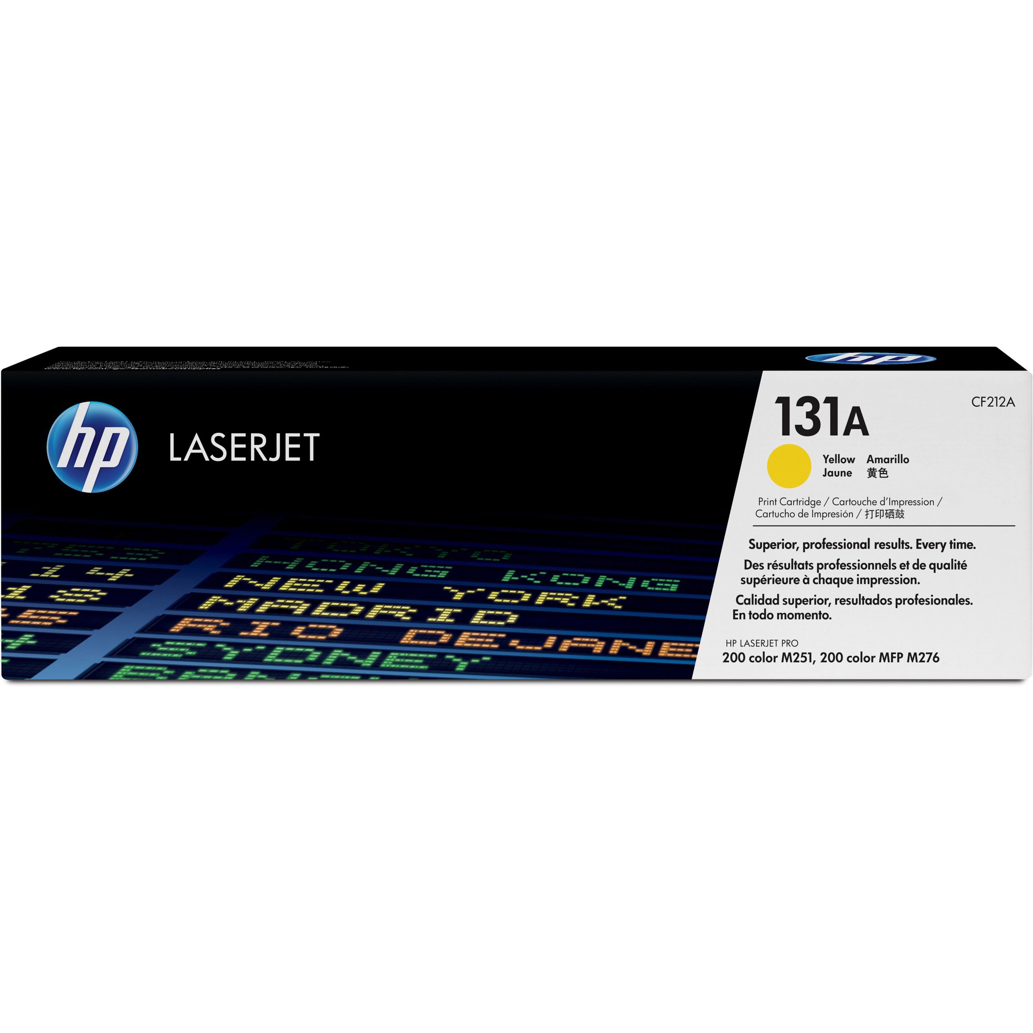 HP CF212A 131A Yellow Toner Cartridge, 1,800 Page Yield